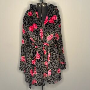 🌹Betsey Johnson🌹Hooded Bathrobe